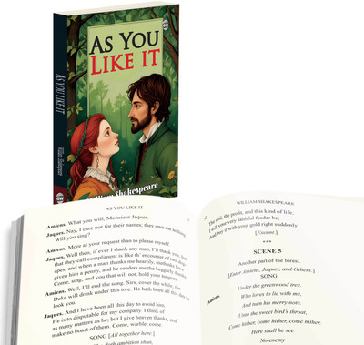 As You Like It (Paperback) :- Timeless Romantic Play, Witty Character Interactions, Classic English Storytelling, Cultural Theatre Masterpiece, Enduring World Drama(Paperback, William Shakespeare)