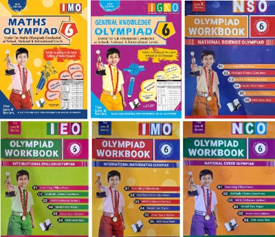 International Maths Olympiad, General Knowledge Olympiad, & English, Mathmatics, National Cyber, National Science Olympiad Workbook – Class 6(Paperback, Varsha Batra & Prasoon Kumar)