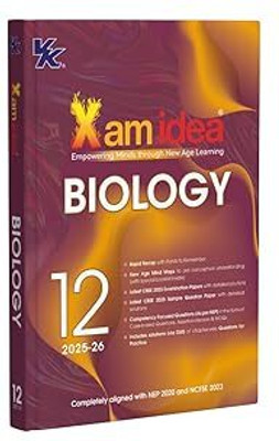 Xam Idea Class 12 Biology | 2025-26 Edition | NEP & NCFSE Aligned | Mind Maps, Case-Based Qs & Latest CBSE Pattern Paperback – 31 May 2025(Paperback, xam idea)