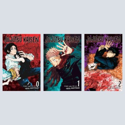 Jujutsu Kaisen, Vol.0 & Vol. 1 & Vol. 2 (Manga)(Paperback, Akutami gege)