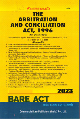 The Arbitration And Conciliation Act, 1996(Paperback, BARE ACT)