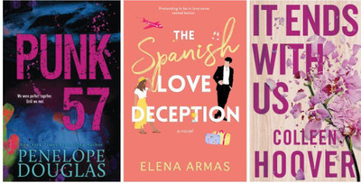 Punk 57 + The Spanish Love Deception+ It Ends With Us -Paperback 1 January 2022 (Paperback, Colleen Hoover, Penelope Douglas, Elena Armas)(Paperback, Colleen Hoover, Penelope Douglas, Elena Armas) Punk 57 + The Spanish Love Deception+ It Ends With Us -Paperback 1 January 2022 (Paperback, Colleen Hoover, Penelope Douglas, Elena Armas)(Paperback, Colleen Hoover, Penelope Douglas, Elena Armas)