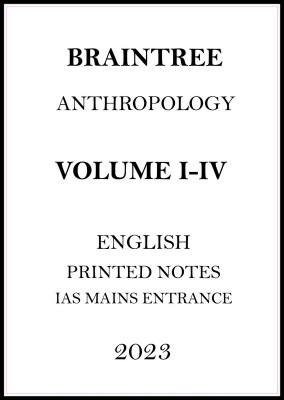Eduiq Braintree Anthropology Optional Printed Notes Of Full Set For IAS Mains(Paperback, Braintree)