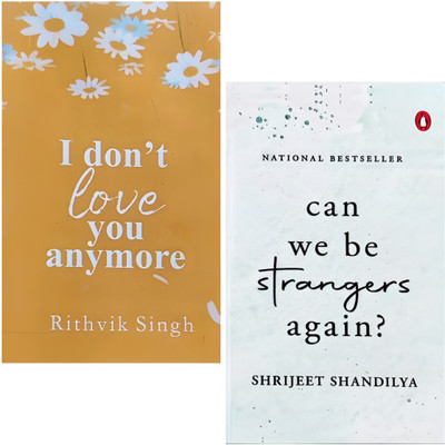 Pack Of 2 Books – Can We Be Strangers Again + I Don’t Love You Anymore (Relationship & Self-Love Story Set)(PAPERBACK BINDING, Shrijeet Shandilya, Rithvik Singh) Pack Of 2 Books – Can We Be Strangers Again + I Don’t Love You Anymore (Relationship & Self-Love Story Set)(PAPERBACK BINDING, Shrijeet Shandilya, Rithvik Singh)