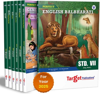 Std 7 Perfect Notes Entire Set Books | English Medium | Maharashtra State Board | Includes Textual Question Answers, Topicwise Summary And Chapterwise Assessment | Based On Std 7th New Syllabus | All Subjects | Set Of 7 Books(Paperback, Content Team at Target Publications)