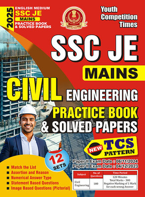 2024-25 SSC JE Mains Civil Engineering Practice Book And Solved Papers 224 450 E(Paperback, YCT EXPERT TEAM)