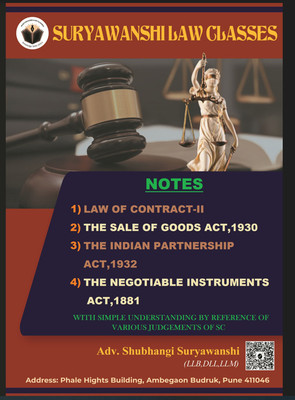 Notes Of Law Of Contract-Ii(Paperback, ADV. SHUBHANGI SURYAWANSHI)