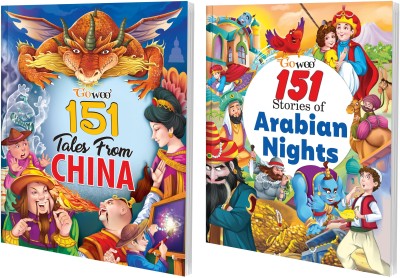 151 Tales From China And 151 Stories Of Arabian Nights I Combo Pack Of 2 Books I 300+ Stories For Kids By Gowoo(Paperback, Manoj Publication editorial board)