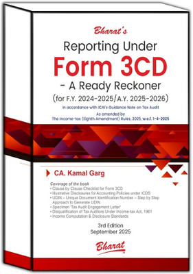 Reporting Under FORM 3CD – A READY RECKONER EDITION 2025(Paperback, CA. KAMAL GARG)