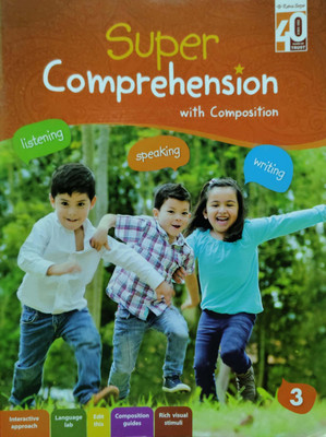 Super Comprehension With Composition Class 3(Pepper back, Charu Rekha)