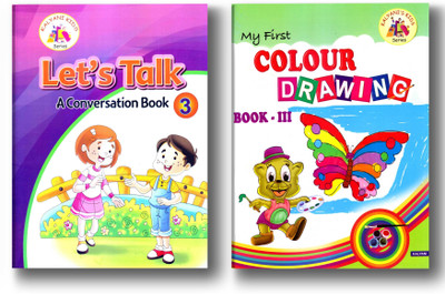 Conversation 3 & Colour Drawing 3 Activity Combo Pack Set Of 2 Books(Paperback, K K S)