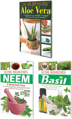 Aloe Vera, Neem and Basil Home Remedies Book : DIY Health Remedies Book, Natural Cures Book, Alternative Medicine Book, Natural Remedies | Set of 3 Home Remedies Book.(Paperback, sawan) Aloe Vera, Neem and Basil Home Remedies Book : DIY Health Remedies Book, Natural Cures Book, Alternative Medicine Book, Natural Remedies | Set of 3 Home Remedies Book.(Paperback, sawan)