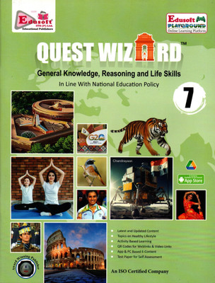 Quest Wizard, General Knowledge, Reasoning & Life Skills, Edusoft For Class-7(Paperback, Edusoft Team)