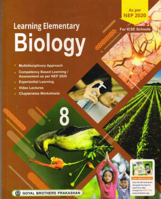 Goyal Brothers Prakashan Icse Learning Elementary Biology Class -8(Paperback, s .k aggarwal, kavita thareja)