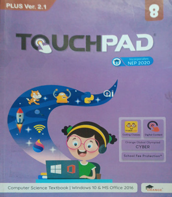 Touchpad Plus Ver 2.1 Class 8(Pepper back, Orange education)