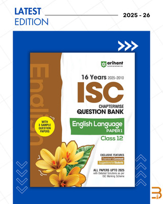 ISC Chapterwise Topicwise Question Bank English Language (Paper 1) Class 12 | 25 Years Solved Papers (2025–2001) | Includes 3 Sample Papers | Value Points, Concept Enhancer And Common Mistakes | For Exam 2025-26(Paperback, Prerna Kain (Author), Srishti Agarwal (Author))