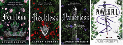 Lauren Roberts 4 Books Combo :- Powerless + Reckless + Powerful + Fearless (Paperback, Lauren Roberts)(Paperback, Lauren Roberts) Lauren Roberts 4 Books Combo :- Powerless + Reckless + Powerful + Fearless (Paperback, Lauren Roberts)(Paperback, Lauren Roberts)
