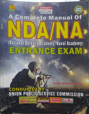 A Complete Manual Of Nda/na Entrance Exam(Paperback, MAJOR MEHAR SINGH)