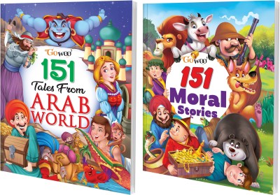 151 Tales From Arab World And 151 Moral Stories I Pack Of 2 Books I Must Read Fiction Stories By Gowoo(Paperback, Manoj Publication editorial board)