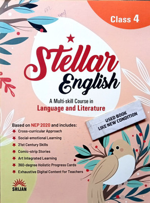 Stellar English Class-4(Old Book)(Paperback, MADHULIKA SINGH)
