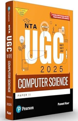 Pearson NTA UGC NET, SET, JRF Paper 2 Computer Science (Edition – 2025) | Includes January 2025 & August 2024 Papers With Solutions | 3470+ Practice Questions | - 1st Edition(Paperback, Puneet Kaur) Pearson NTA UGC NET, SET, JRF Paper 2 Computer Science (Edition – 2025) | Includes January 2025 & August 2024 Papers With Solutions | 3470+ Practice Questions | - 1st Edition(Paperback, Puneet Kaur)