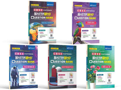 Mastermind CBSE Question Bank Class 9 Science Mathematics Social Science English Hindi B (Set Of 5 Book)(Paperback, Blueprint Editorial Board)