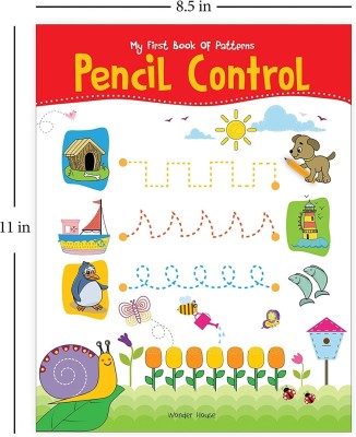 My First Book Of Pencil Control : Practice Pattern Writing (Full Color Pages): Patterns Practice Book For Kids (Pattern Writing)(Hardcover, Wonder House Book)