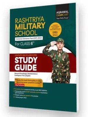 Examcart Rashtriya Military School Class 6 Study Guide Book In English For 2024 Exam NEW EDITION 2023(Paperback, Examcart Experts)