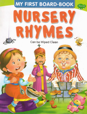 My First Board-Book: Nursery Rhymes | Sawan Wipe-Clean Rhyme Book For Toddlers(Hardcover, Generic)