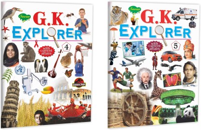 Set Of 2 General Knowledge Books For Kids | G.K. Explorer–4 And 5(Paperback, Manoj)