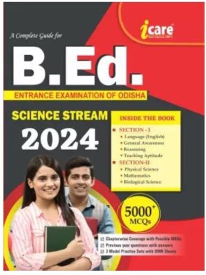 Odisha BED Science Entrance Book 2024(Paperback, Icare Author)