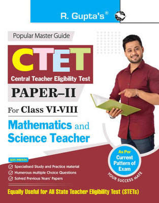 RPH CTET : Paper-II (Class VI To VIII) Mathematics & Science Teacher Posts Exam Guide English(Paperback, RPH Editorial Board)