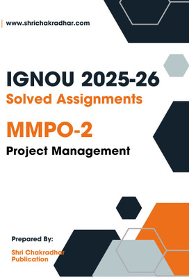 IGNOU MMPO 2 Solved Assignment 2025-26 (Project Management) (English Medium)(Paperback, BHAVYA KUMAR SAHNI)