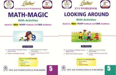 Golden Mathematics Workbook Math-Magic With Activities & EVS Workbook Looking Around With Activities (Based On NCERT Textbook) For Class - 5 | Pack Of 2(Paperback, Jitesh Vohra & Meenu Chopra) Golden Mathematics Workbook Math-Magic With Activities & EVS Workbook Looking Around With Activities (Based On NCERT Textbook) For Class - 5 | Pack Of 2(Paperback, Jitesh Vohra & Meenu Chopra)