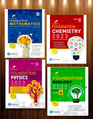 Nvision Foundation Physics, Chemistry, Mathematics And Biology Class 8 (Combo Of 4 Books ), Based On NCERT Curriculum 2023, Includes Digital Assessment & Video - Pearson(Paperback, Prashant Jain, Nisha Gautam, Aditi Vyas) Nvision Foundation Physics, Chemistry, Mathematics And Biology Class 8 (Combo Of 4 Books ), Based On NCERT Curriculum 2023, Includes Digital Assessment & Video - Pearson(Paperback, Prashant Jain, Nisha Gautam, Aditi Vyas)