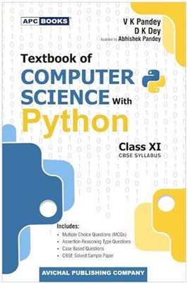 Textbook Of Computer Science With Python Class- 11(Paperback, Vijay Kumar Pandey, Dilip Kumar Dey)