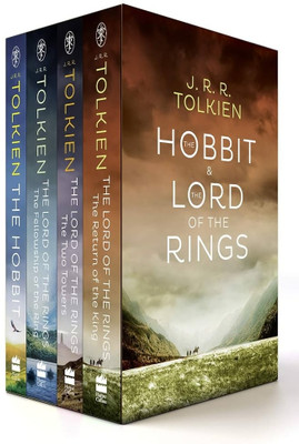 The Hobbit, The Fellowship Of The Ring, The Two Towers, The Return Of The King (Box Set Of 4 Books By J.R.R. Tolkien)(Paperback, J. R. R. Tolkien)