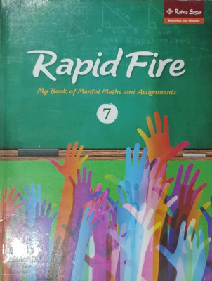 Rapid Fire My Book Of Mental Maths And Assignment Class 7(Pepper back, P. T uma maheswari)