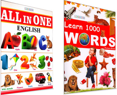 Learn 1000 Words, All In One English, Pack Of-02(Paperback, Esha)