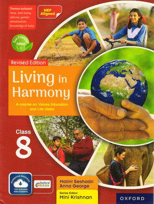 Revised Edition Living In Harmony Class 8 (A Course On Values Education And Life Skills)(Paperback, Malini Seshadri Anna George)