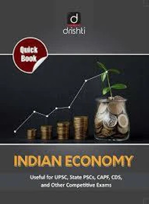 Indian Economy By Drishti Publication - First Edition 2020 (English Medium)(Paperback, Drishti Publication)