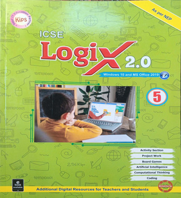 Icse Logix 2.0 Class 5(Pepper back, Kips)