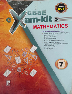 Cbse Exam Kit Mathematics Class 7(Pepper back, Laxmi)