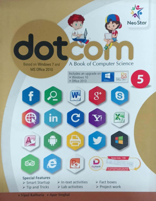 Dotcom A Book Of Computer Science Class 5(Pepper back, Vipul kathuria, Apar singhal)