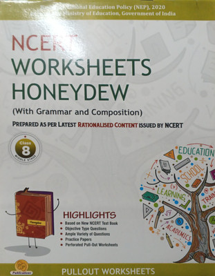 NCERT Worksheets Honeycomb Class 8(Pepper back, Middle atage)