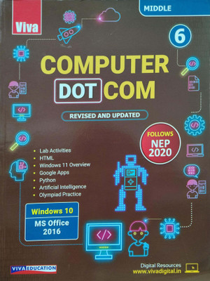 Computer Dot Com Revised And Updated Class 6(Pepper back, Niranjana Vs)