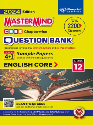 English Core Cbse Question Bank Class 12 With Cbse Sample Paper For 2024 Exams By Master Mind Based On CBSE Syllabus Released On 19 July 2023(Paperback, Blueprint Editorial Board)