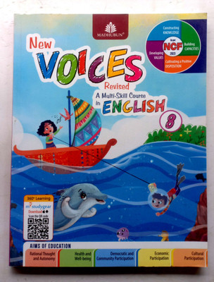 New Voices Revised A Multi-Skill Course In English Class-8(MADHUBUN EDUCATIONAL BOOKS, Vijaya Subramanian, Charu Rekha)