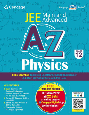 JEE Main And Advanced A To Z Physics - Class 12 (Book + Booklet) With Free Online Assessments And Digital Content 2023(Paperback, Cengage India)
