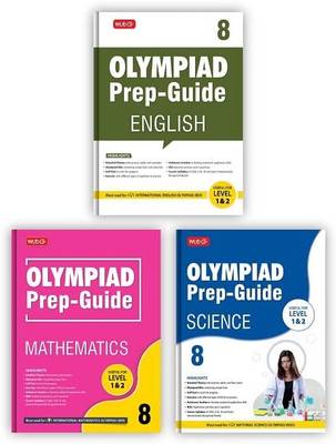 MTG Olympiad Prep-Guide Class 8 - Achievers Section With IMO-NSO-IEO Chapterwise Previous Year Question Paper For SOF 2023-24 Exam, Set Of 3 Books (Mathematics, Science, English) Paperback – Illustrated, 4 April 2023